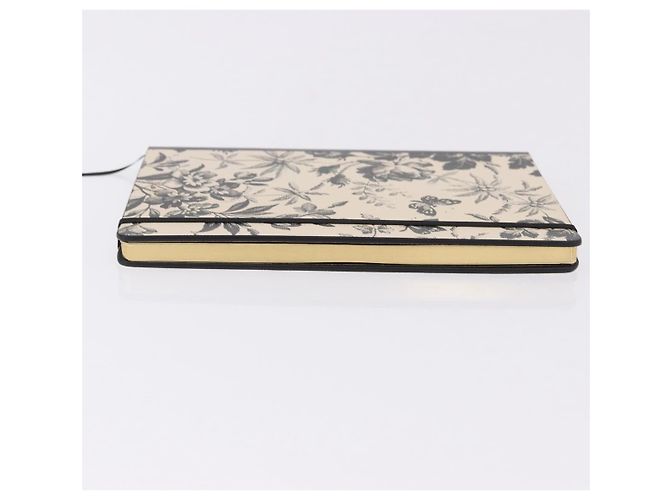 GUCCI NoteBook Canvas Beige Black Auth BA14610M Noir - vue 4