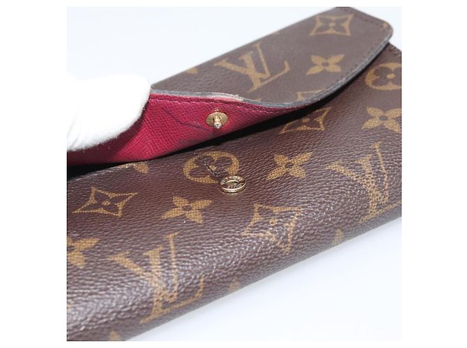 LOUIS VUITTON Monogram Portefeuille Sarah Long Wallet Pink M60531 Auth BA14731 Rosa Monogramma - vista 7