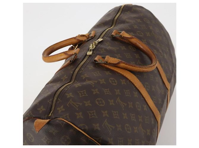 LOUIS VUITTON Borsa Boston Monogram Keepall 55 M41424 LV Auth 192275 Monogramma - vista 6