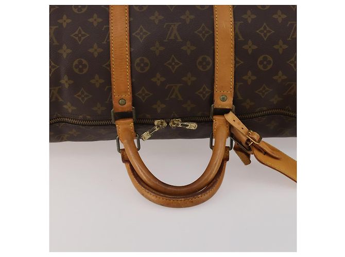 LOUIS VUITTON Borsa Boston Monogram Keepall 55 M41424 LV Auth 192275 Monogramma - vista 7