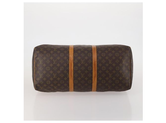 LOUIS VUITTON Borsa Boston Monogram Keepall 55 M41424 LV Auth 192275 Monogramma - vista 9