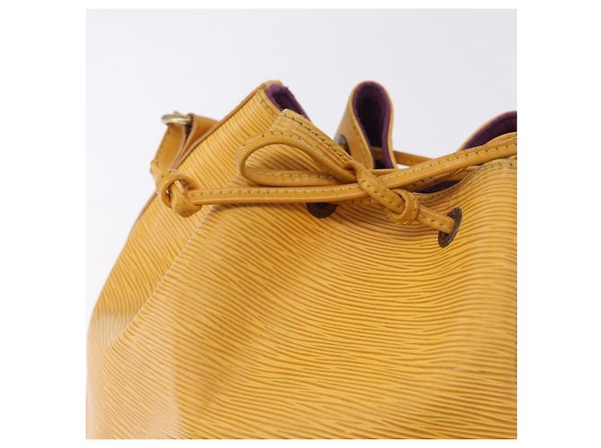 Bolsa de Ombro LOUIS VUITTON Epi Petit Noe Tassili Yellow M44109 LV Auth ka5491 - vista 10