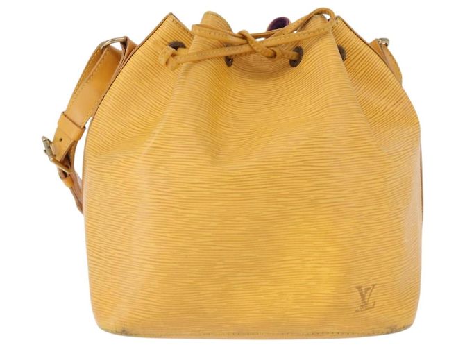 Bolsa de Ombro LOUIS VUITTON Epi Petit Noe Tassili Yellow M44109 LV Auth ka5491 - vista 13