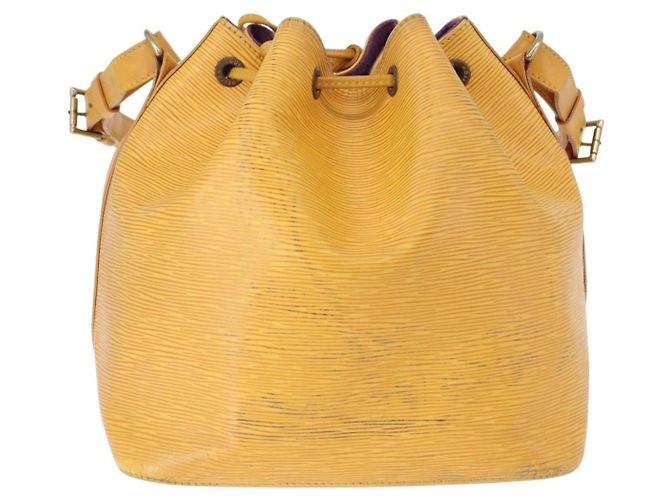 Bolsa de Ombro LOUIS VUITTON Epi Petit Noe Tassili Yellow M44109 LV Auth ka5491 - vista 2