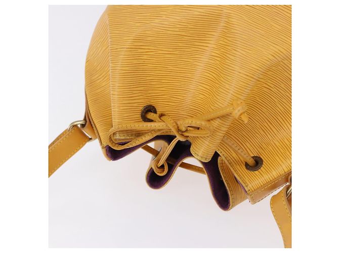 Bolsa de Ombro LOUIS VUITTON Epi Petit Noe Tassili Yellow M44109 LV Auth ka5491 - vista 7