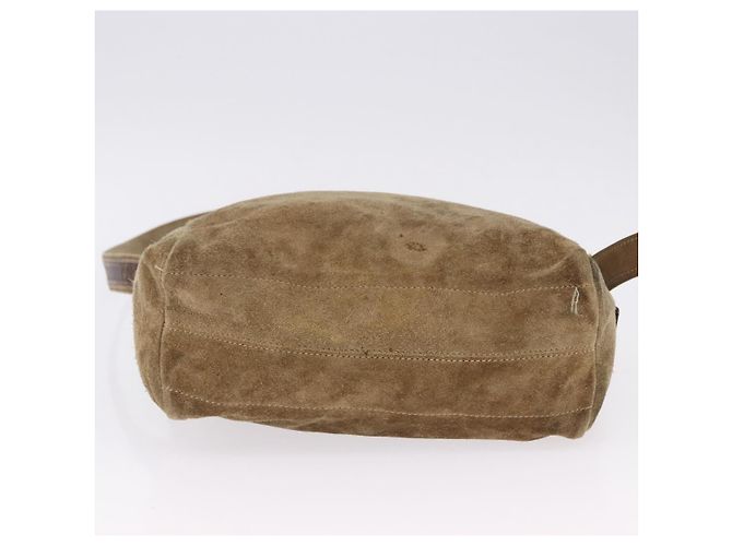 Borsa a tracolla LOEWE in scamosciato beige e oro Auth bs36680 D'oro - vista 6