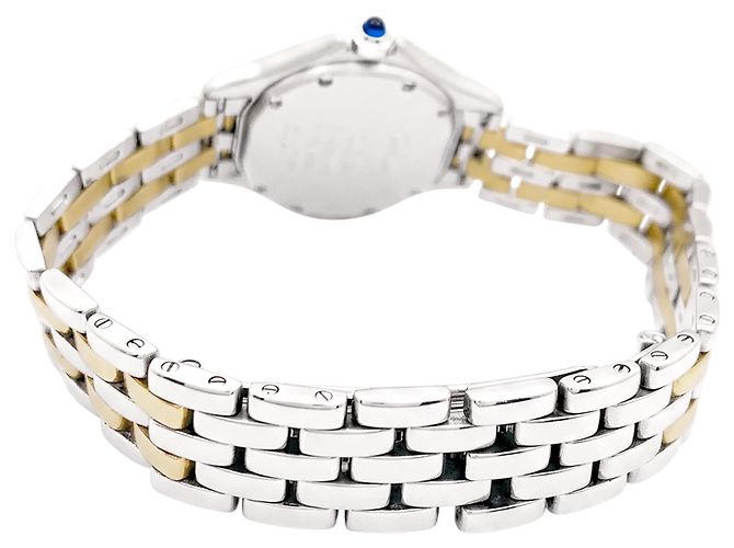 Orologio Cartier "Panthère Cougar", oro giallo e acciaio. - vista 3
