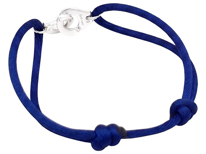 Bracciale Dinh Van "Menottes R10", oro bianco, diamanti. - vista 3