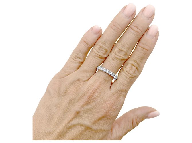 Autre Marque Fede eternity completa in oro bianco e diamanti - vista 5
