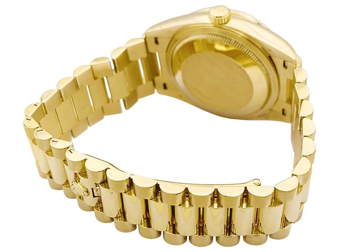 Reloj Rolex, "Oyster Perpetual Day-Date", oro amarillo, diamantes - vista 4