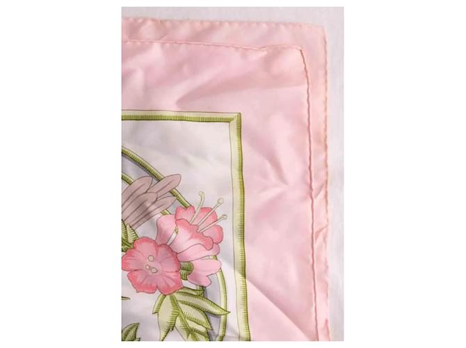 Hermès Caraibes Seidentuch Rosa Pink - Ansicht 5