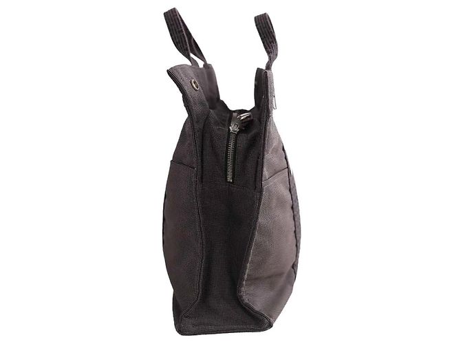 Hermès Shopper Anthrazit Stoff Anthrazitgrau - Ansicht 3