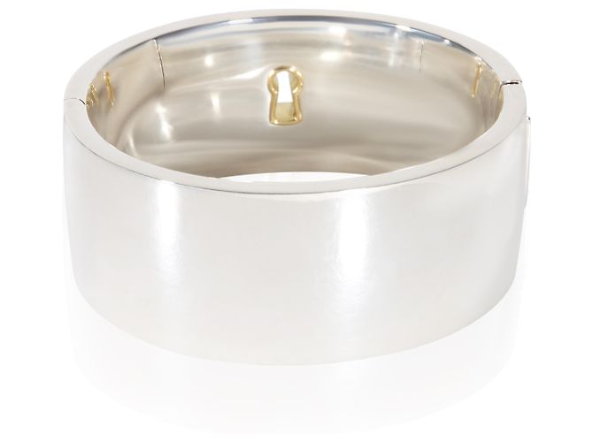 Pulsera Wide Lock de Oro Amarillo y Plata de Ley Tiffany & Co. - vista 4