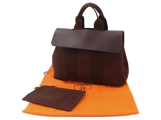 Hermès Borsa Hermes Valparaiso PM Marrone - vista 2