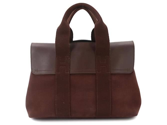 Hermès Borsa Hermes Valparaiso PM Marrone - vista 3
