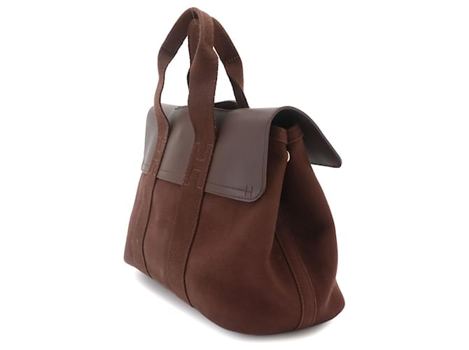 Hermès Borsa Hermes Valparaiso PM Marrone - vista 4