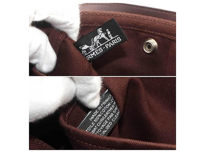 Hermès Borsa Hermes Valparaiso PM Marrone - vista 8