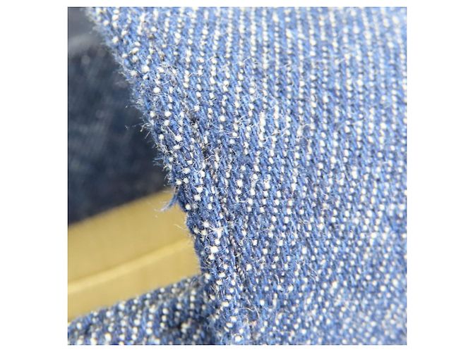 Borsa Tote Woody Medium Chloé Bianco Blu - Ansicht 13