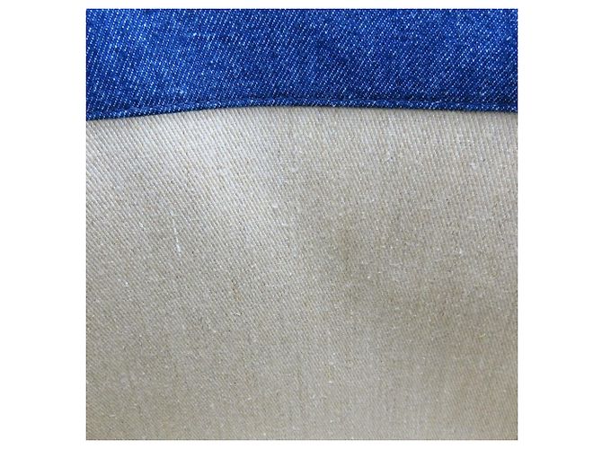 Borsa Tote Woody Medium Chloé Bianco Blu - Ansicht 19