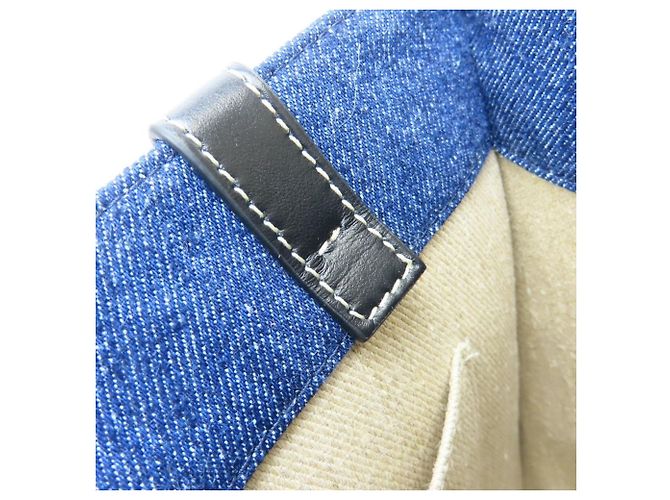 Borsa Tote Woody Medium Chloé Bianco Blu - Ansicht 20