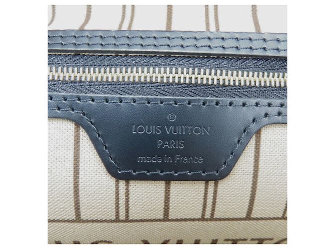 Borsa Tote Louis Vuitton Neverfull MM Marrone Nero Argento D'oro - vista 21