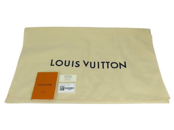 Bolso Tote Louis Vuitton Neverfull MM Negro Blanco Roja - vista 25