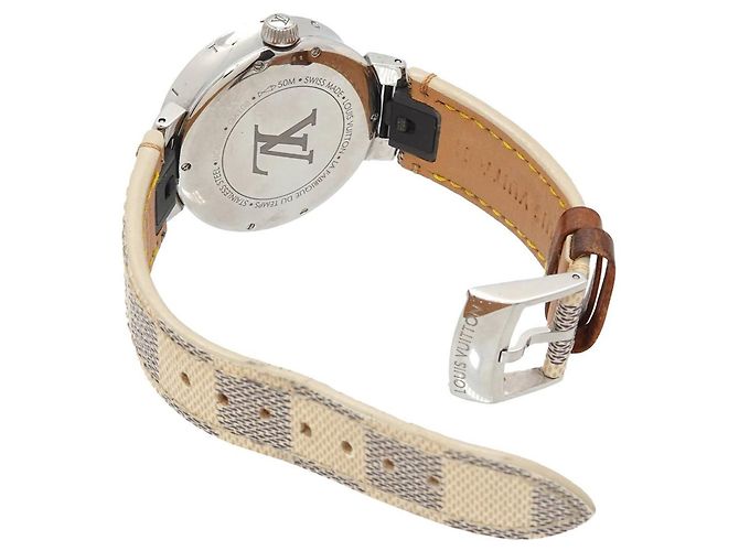 Louis Vuitton Tambour Moon Dual Time MM GMT Damenuhr - Ansicht 5