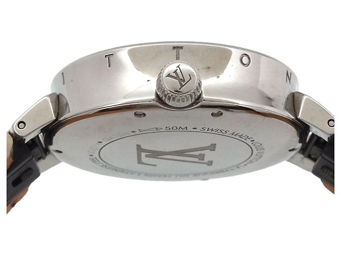 Louis Vuitton Tambour Moon Dual Time MM GMT Damenuhr - Ansicht 6