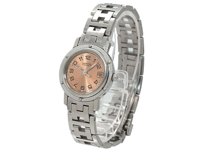 Hermès Hermes Clipper CL4 210 Damenuhr Pink Quartz - Ansicht 3