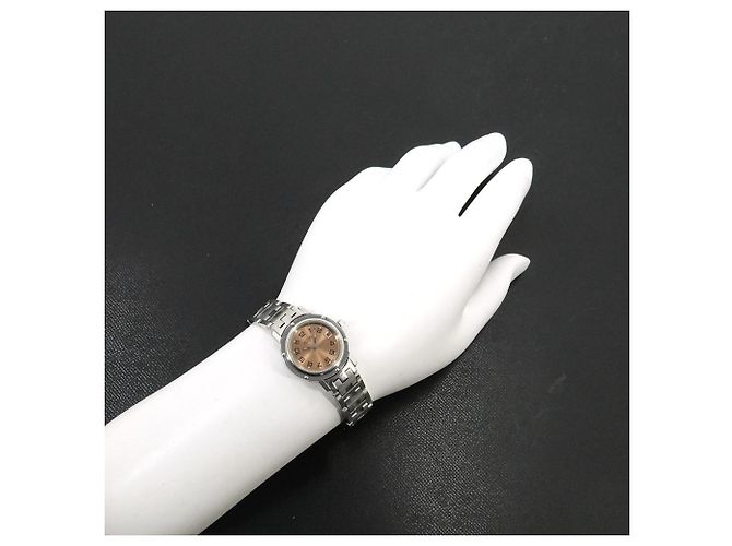 Hermès Hermes Clipper CL4 210 Damenuhr Pink Quartz - Ansicht 4
