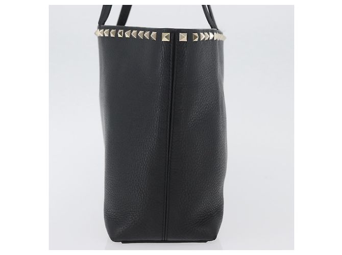 Tote Shopping Valentino Garavani Rockstud em couro Medium - vista 3