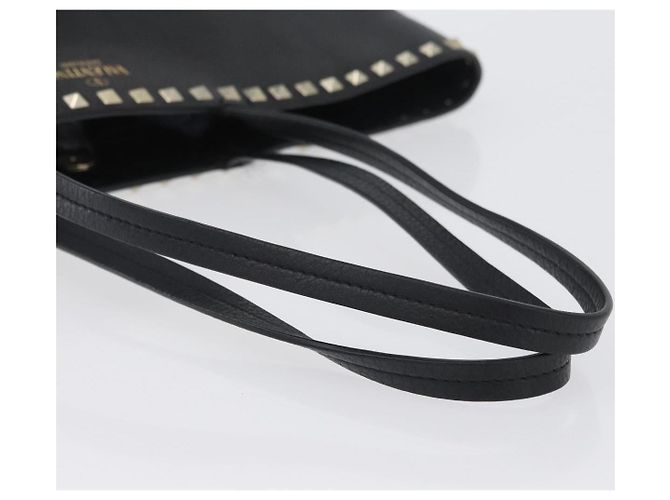 Tote Shopping Valentino Garavani Rockstud em couro Medium - vista 7