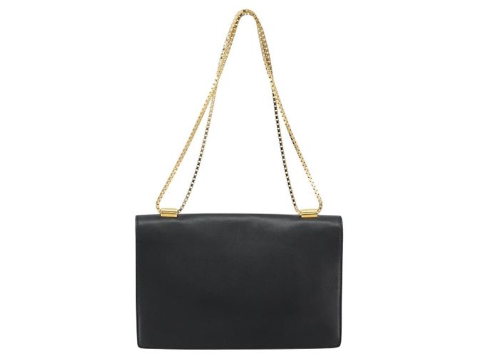 Versace Medusa Flap Chain Leather Negro - vista 2