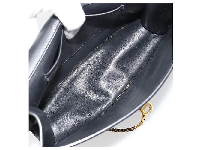 Versace Medusa Flap Chain Leather Negro - vista 5