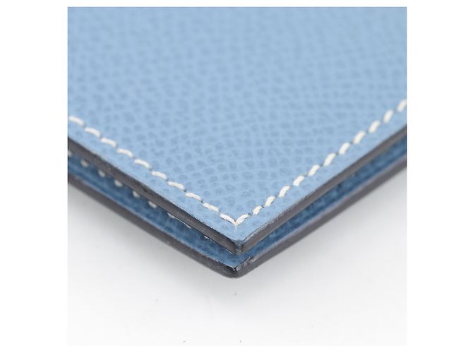 Hermès Hermes Bearn Epsom Long Blu - vista 7