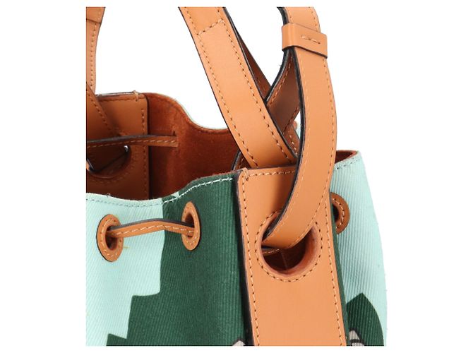 Borsa Balloon della Collezione Loewe Paula's Ibiza Marrone Blu - vista 11