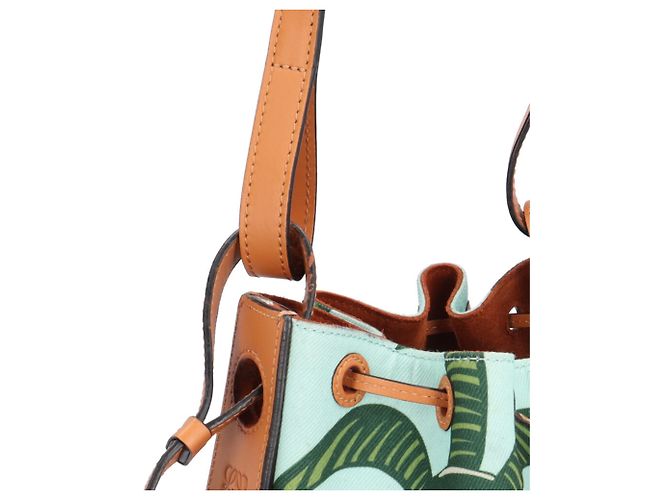 Borsa Balloon della Collezione Loewe Paula's Ibiza Marrone Blu - vista 13
