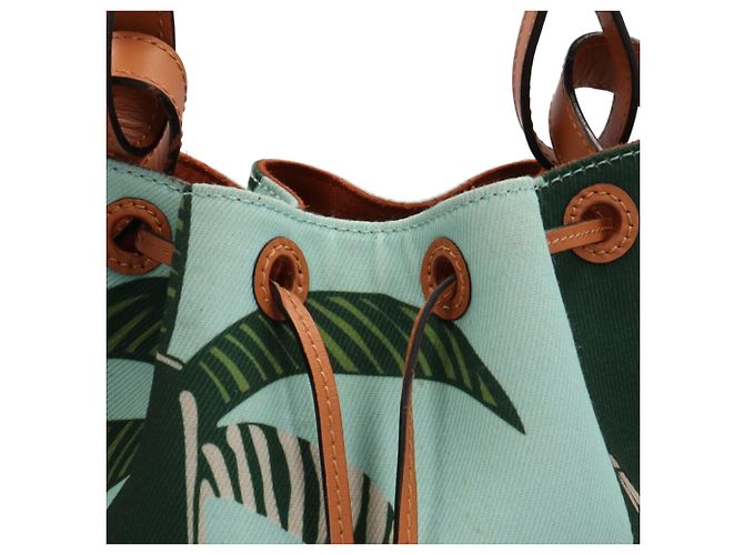 Borsa Balloon della Collezione Loewe Paula's Ibiza Marrone Blu - vista 7