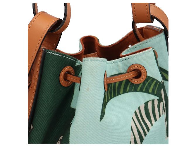 Borsa Balloon della Collezione Loewe Paula's Ibiza Marrone Blu - vista 8