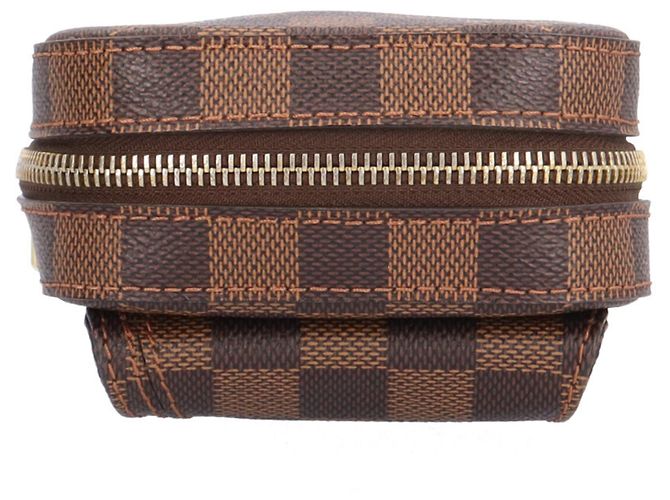 Borsa a tracolla Louis Vuitton Geronimos Damier Marrone - vista 4