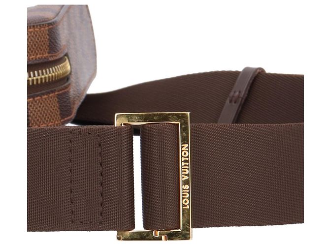 Borsa a tracolla Louis Vuitton Geronimos Damier Marrone - vista 8