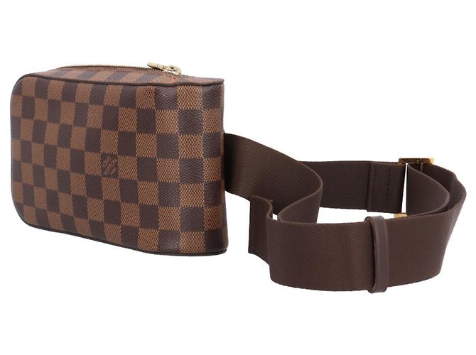 Borsa a tracolla Louis Vuitton Geronimos Damier Marrone - vista 9