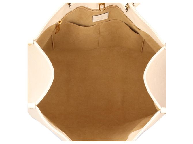 Sac à bandoulière Louis Vuitton OnTheGo GM Monogram Empreinte Beige Blanc cassé - vue 6