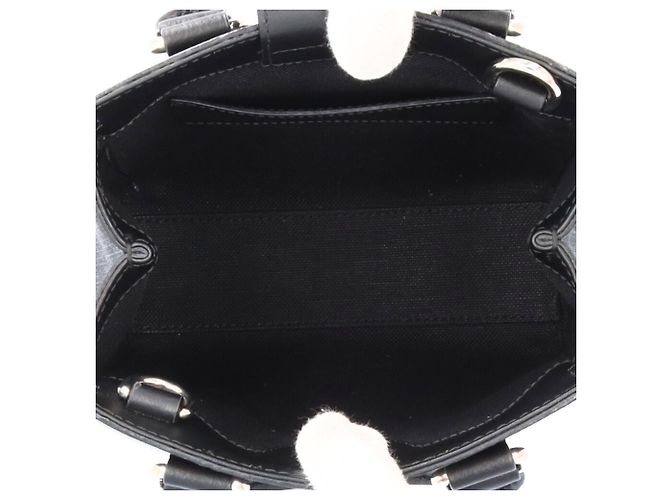 Mini borsa a tracolla Gucci GG Supreme Canvas Marrone Nero - vista 7