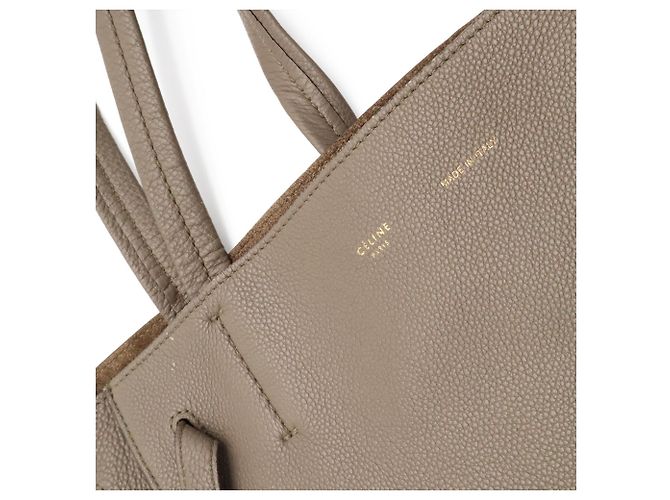 Céline CELINE Cabas Phantom Small Belt Tote Bag Grigio - vista 8