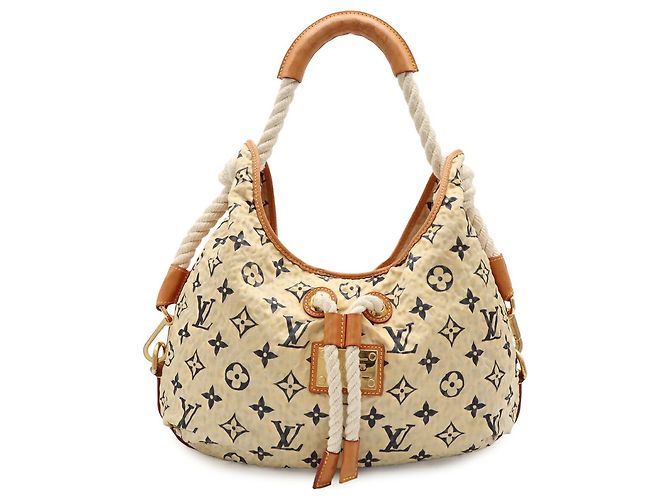 Borsa a spalla Louis Vuitton Cruise Line Bulle MM Beige - vista 2
