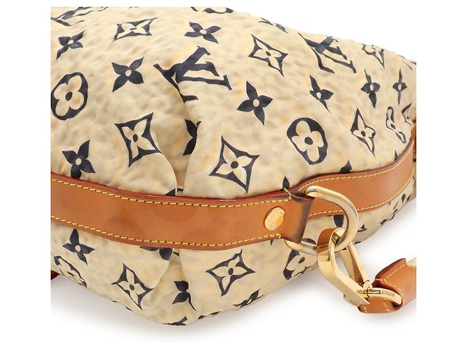 Borsa a spalla Louis Vuitton Cruise Line Bulle MM Beige - vista 4