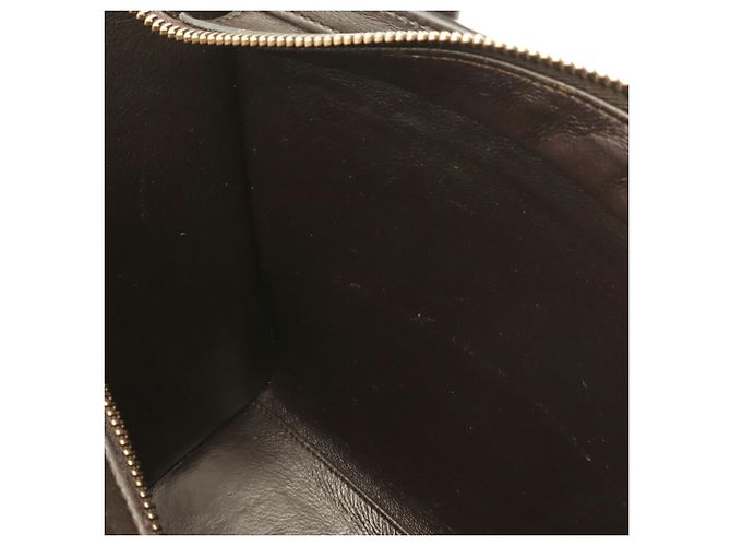 Céline Borsa Celine Luggage Nano Shopper Marrone Rosso Bordò Marrone scuro - vista 9