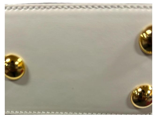 Borsa a tracolla Gucci Horsebit 1955 in pelle bianca Bianco - vista 10