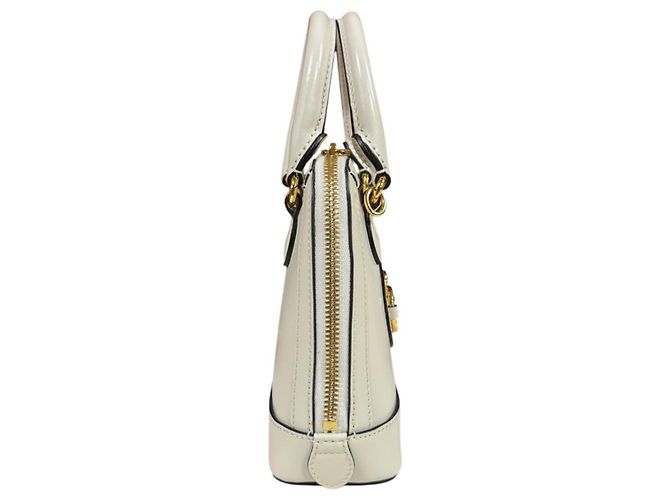 Borsa a tracolla Gucci Horsebit 1955 in pelle bianca Bianco - vista 4